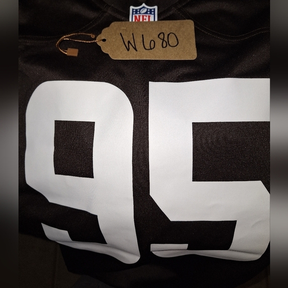 Nike Official NFL Cleveland Browns #95 Garrett Jersey In A Size Large. NWOT - Picture 6 of 7